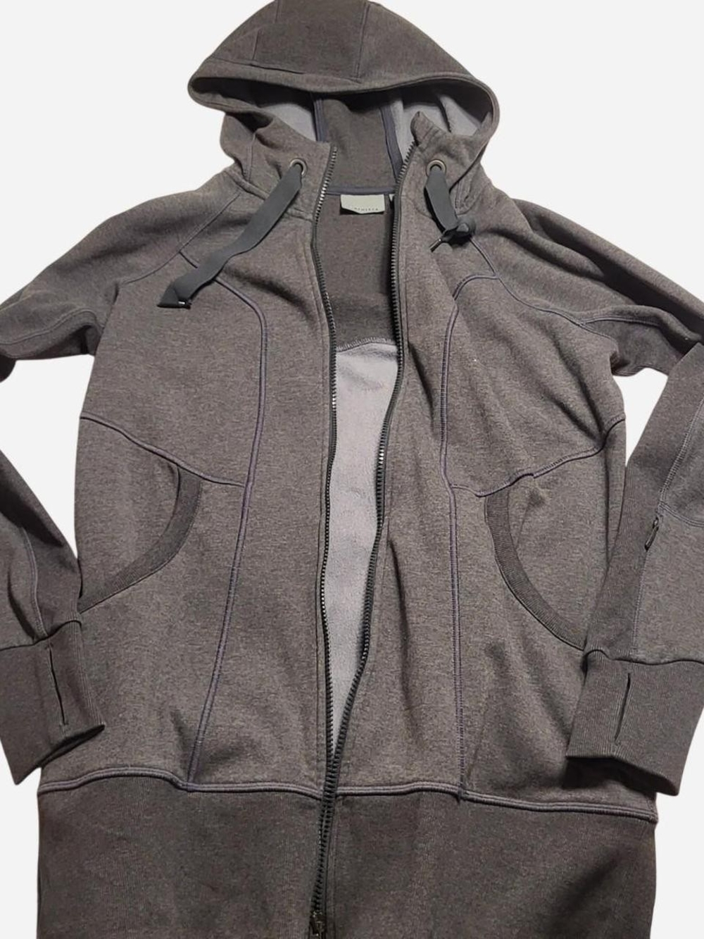 Altheta 🩶 Gray Hooded Zip-Up Jacket - Casual Everyday Coat